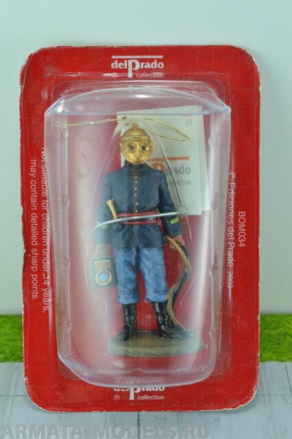 BOM034 Фигура Fireman, firedress with respiratory, France 1780, 1/32 Del Prado Del Prado