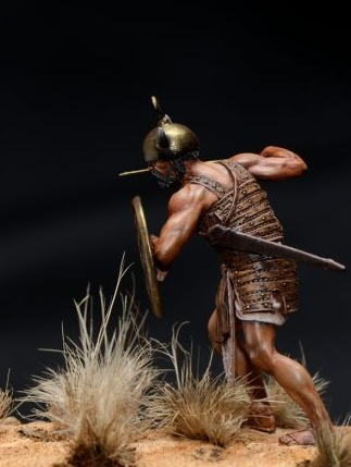 CHM-54012(M). Воин – Шерден (телохранитель фараона). XIII-XII века до н.э. 54 мм. Материал - белый металл. Chronos Miniatures