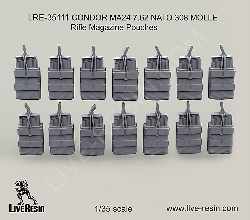 LRE35111 Тактические подсумки CONDOR MA24 7.62 NATO 308 MOLLE Rifle Magazine Pouches