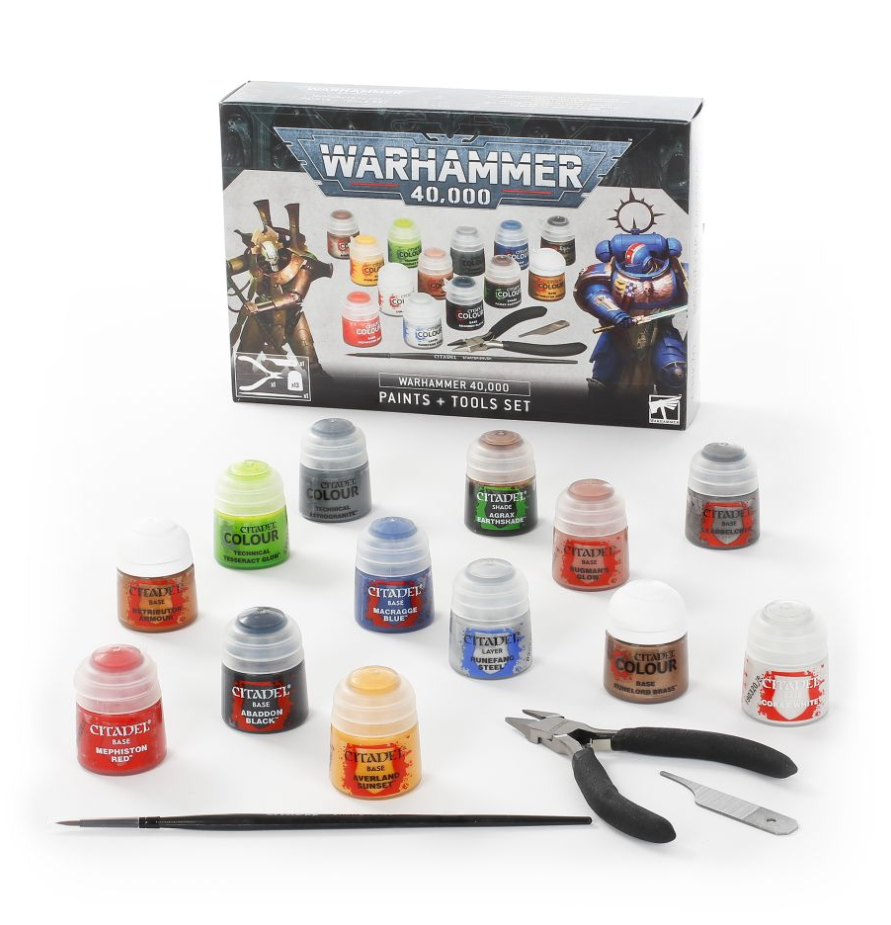 Warhammer paint tools set. Age of Sigmar: Paints + Tools Set.