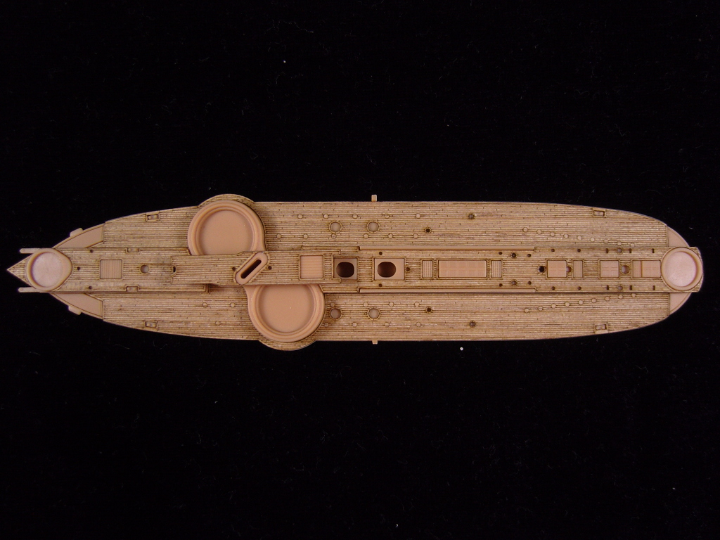 AW20066 Деревянная палуба для Imperial Chinese Navy Chen Yuen 1894