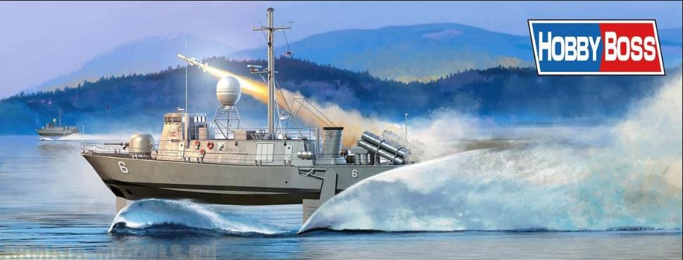 82006 Ракетный катер USS PHM of Pegasus Class (Hobby Boss) 1/200 Hobby Boss