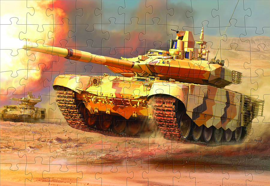 55006 Пазлы "Российский основной боевой танк "Т-90МС" (3675)