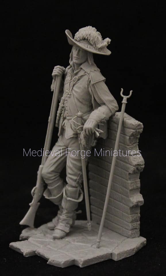 C-75-050 Фигура d’Artagnan Medieval Forge Miniatures