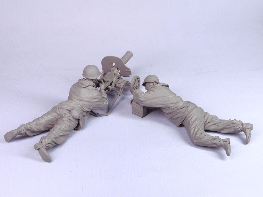 T35111 Советский расчет пулемета Максим (в маскхалатах) (2) Tank