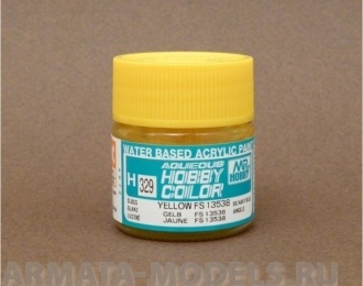 H329 Краска 10мл  YELLOW FS13538