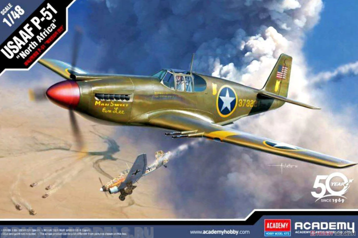 12338 Авиация USAAF P-51 North Africa Academy