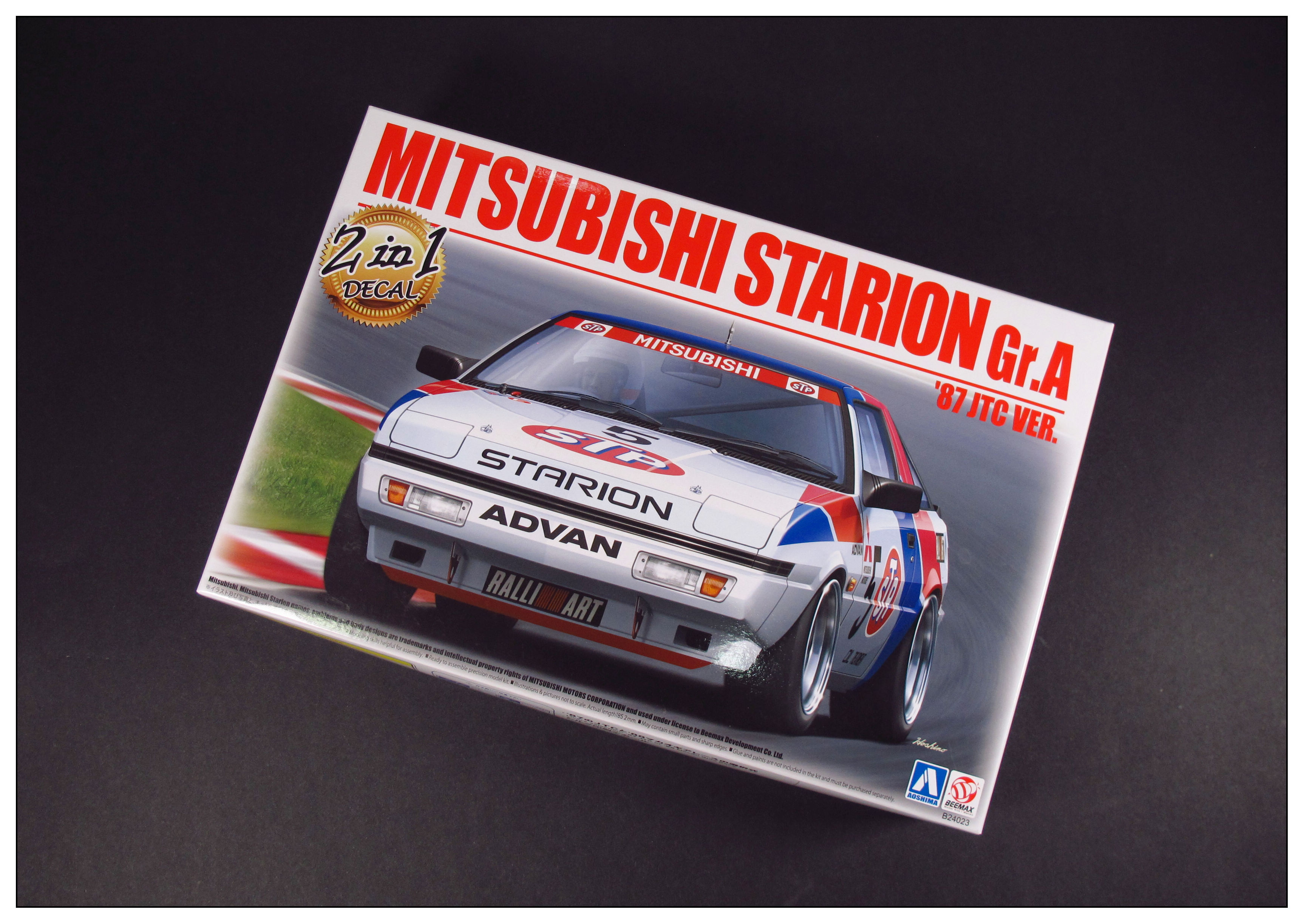 BEE24023 Mitsubishi Starion Rally Gr.A '87 JTC Ver. Beemax Model Kits