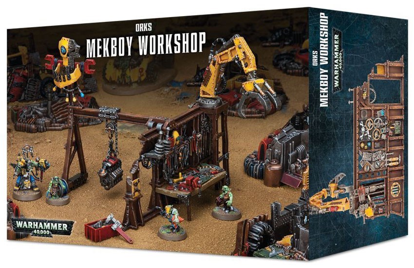 50-28 Набор игрового ландшафта Орки. Мастерская Механьяка (Orks Mekboy Workshop) (2021)