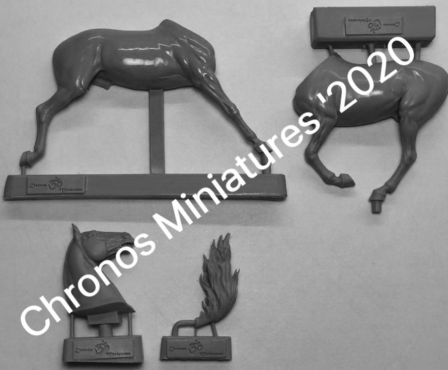 CHM-54206. Животные: Лошадь №16. 54 мм. Материал - смола. Chronos Miniatures