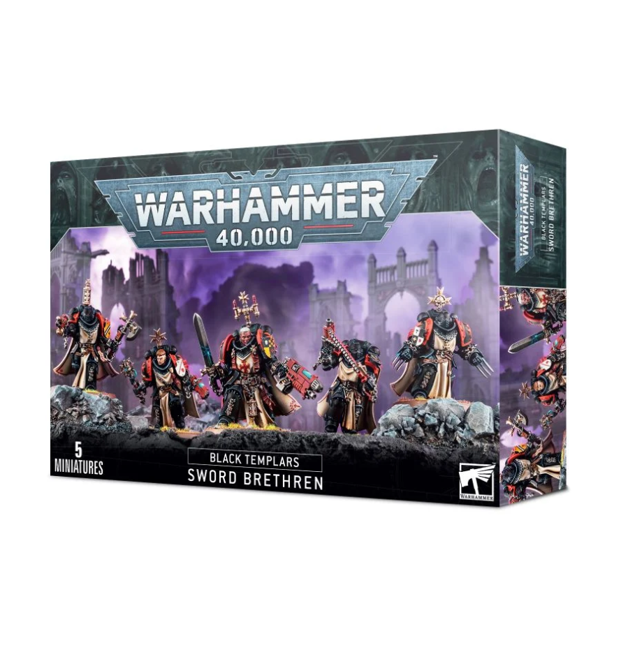 55-43GW Набор Черные Храмовники. Братство Меча (Black Templars Sword Brethren)