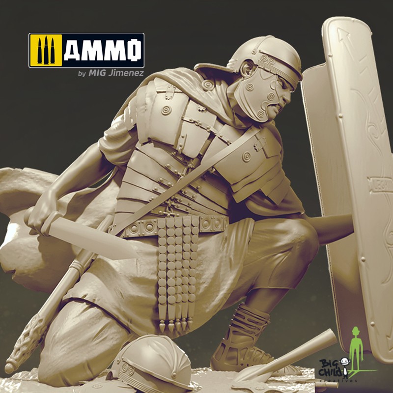 BCEH750005 Миниатюра Kneeling Legionarius BIG CHILD