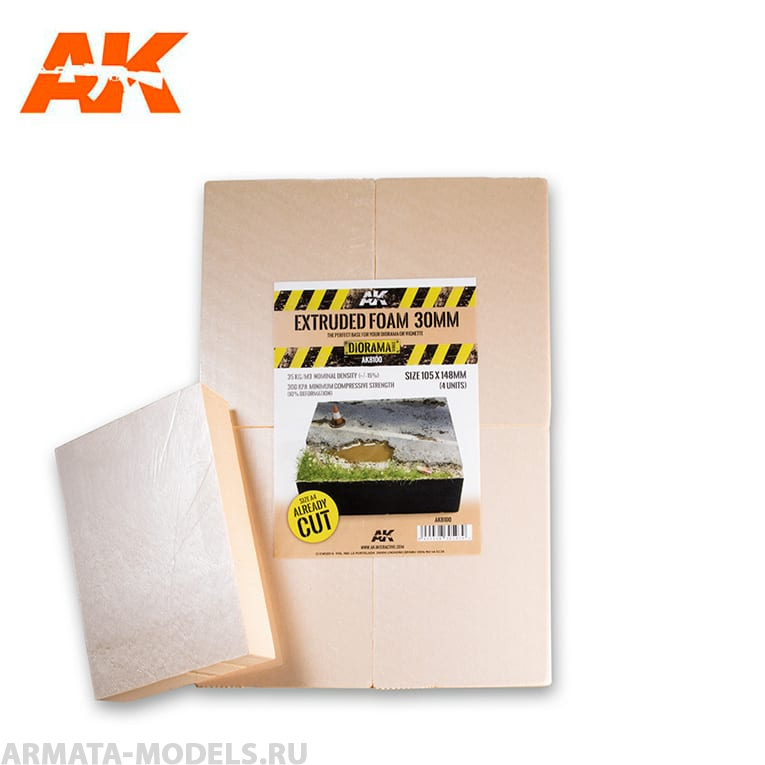 AK8100 EXTRUDED FOAM 30 MM A4 SIZE ALREADY CUT (4 UNITS)