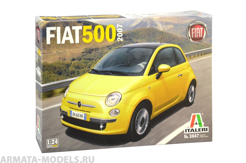 3647ИТ Автомобиль FIAT 500 ( 2007) Italeri