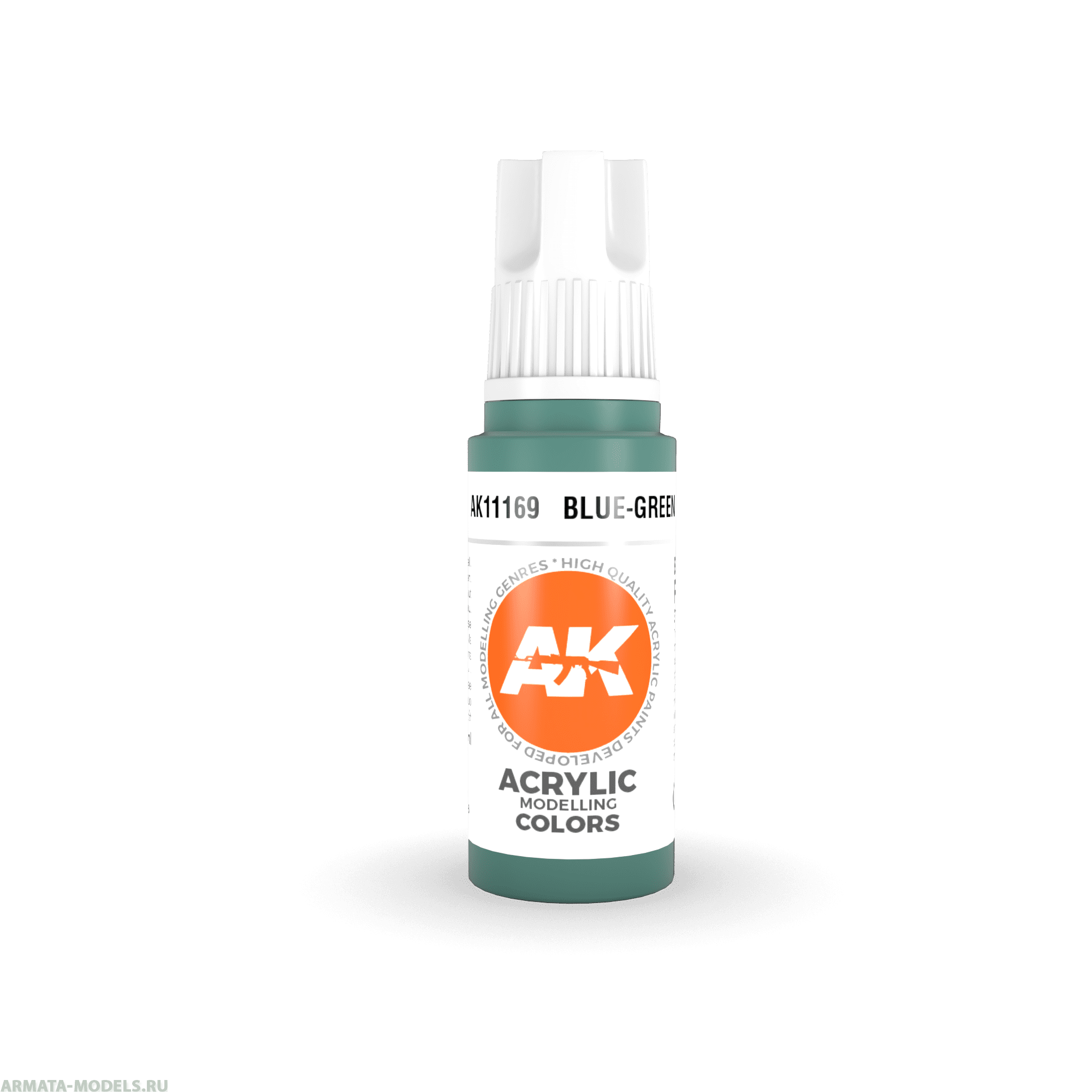 AK11169 Краска акриловая Blue-Green 17ml