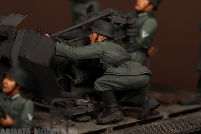 3557SOGA German antiaircraft gunner SOGA Miniatures