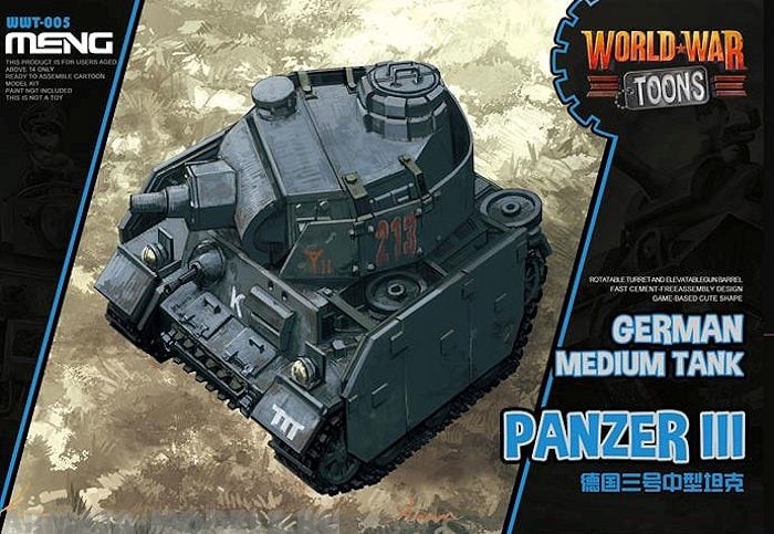 WWT-005 German Medium Tank Panzer III Meng