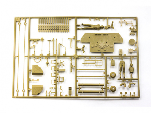 35065T Средний танк Panther (Sd.kfz.171) Ausf.А с 75-мм пушкой и пулеметом KWK42 (2 фигурами танкистов) Tamiya