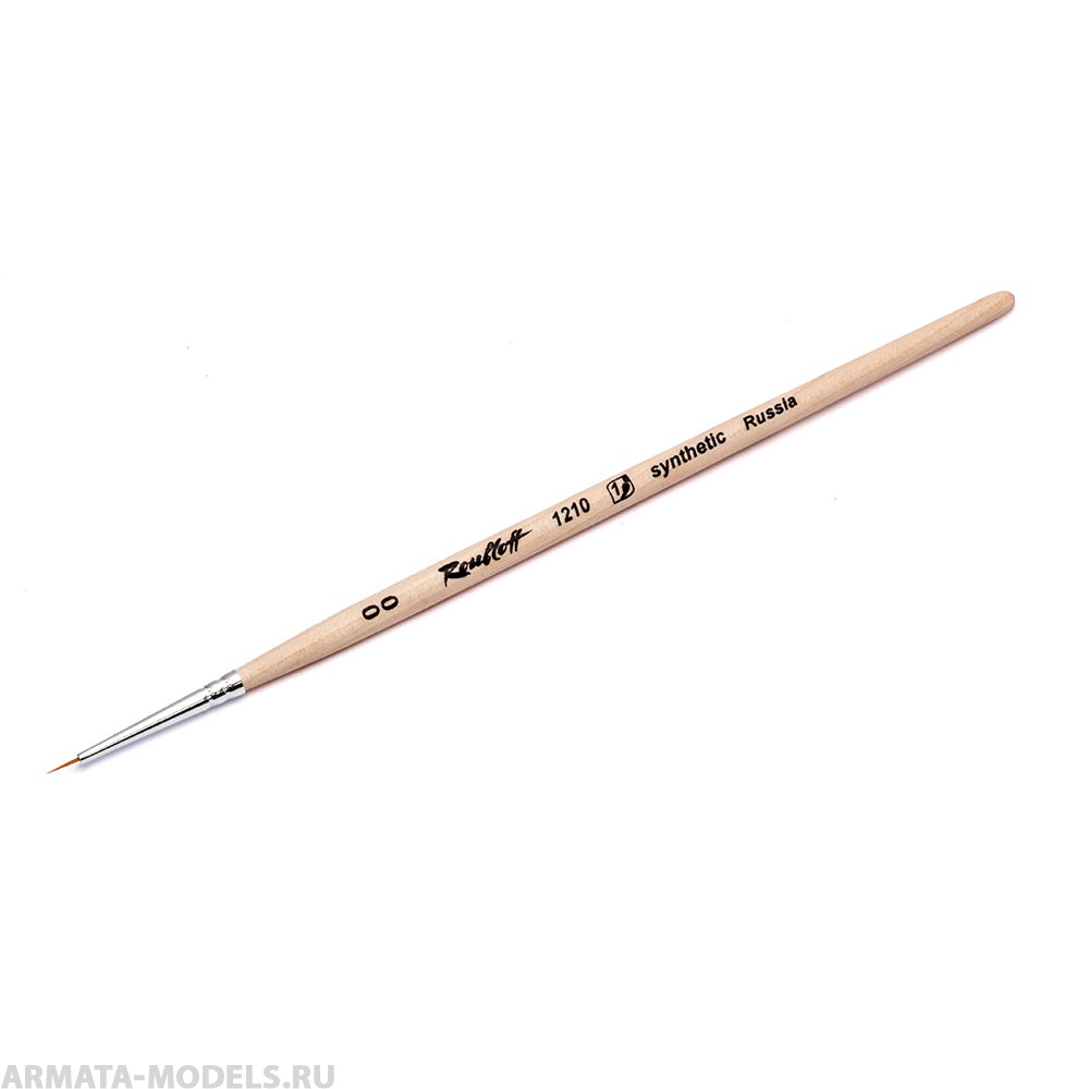 ЖС1-00,50Б Кисть Roubloff серии 1210 № 00 рыжая мягкая синтетика круглая