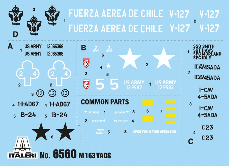 6560ИТ Зенитная самоходная установка M163 Italeri