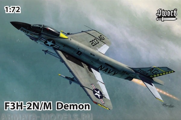 SW72123  Самолет Sword  McDonnell F3H-2N/M Demon  (Sword) 1/72 Sword