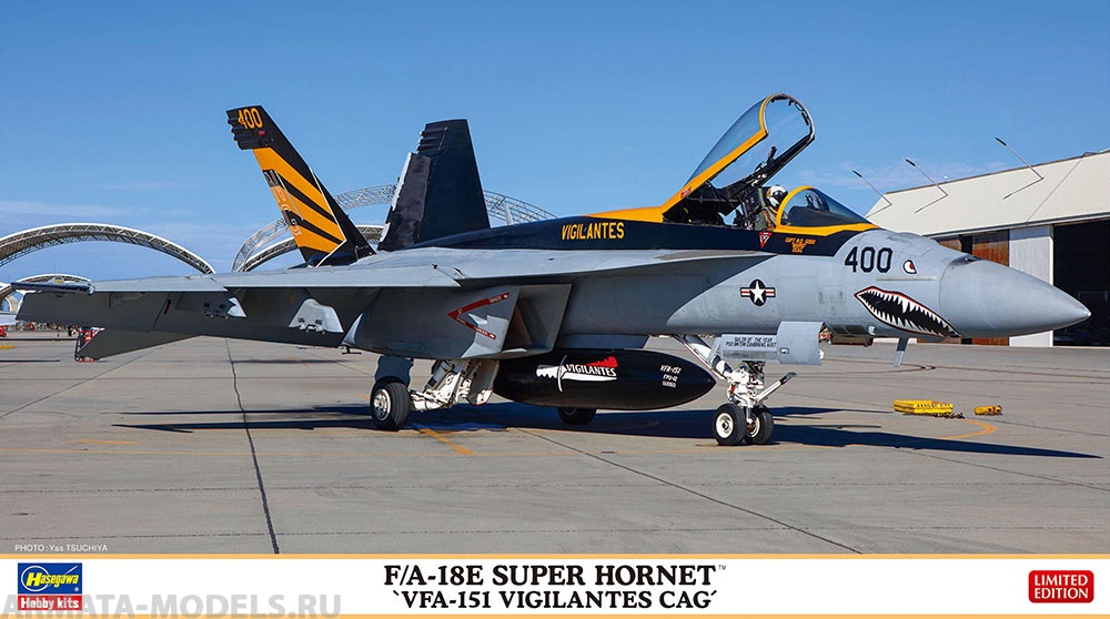 02365 Истребитель F/A-18E Super Hornet «VFA-151 Vigilantes CAG» Limited Edition Hasegawa