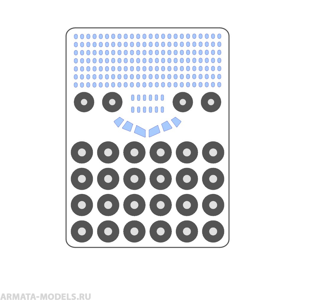AM144108 Маска окрасочная для Boeing-777 Звезда