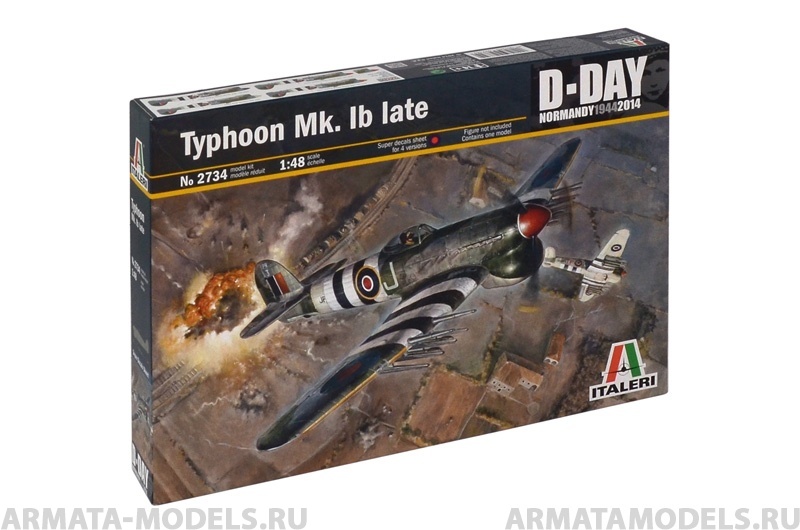 2734ИТ Самолет Typhoon Mk.lb Italeri