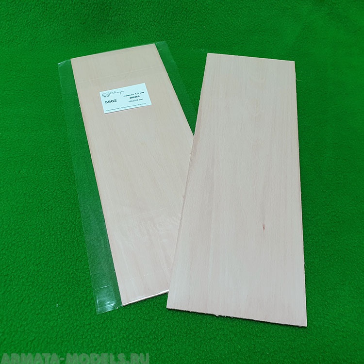 5502 ламель 1,5 мм - 100х300 мм - липа