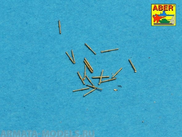 ABR-1:700-L-36  Дополнения для  Set of 20 pcs 37 mm /54 Breda gun barrels for Italian Navy ships для  1/700