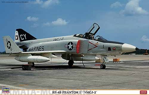 09973 Самолет RF-4B PHANTOM II VMCJ-2 Hasegawa