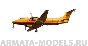 AM72345 Самолет Beechcraft 1900С DHL Amodel