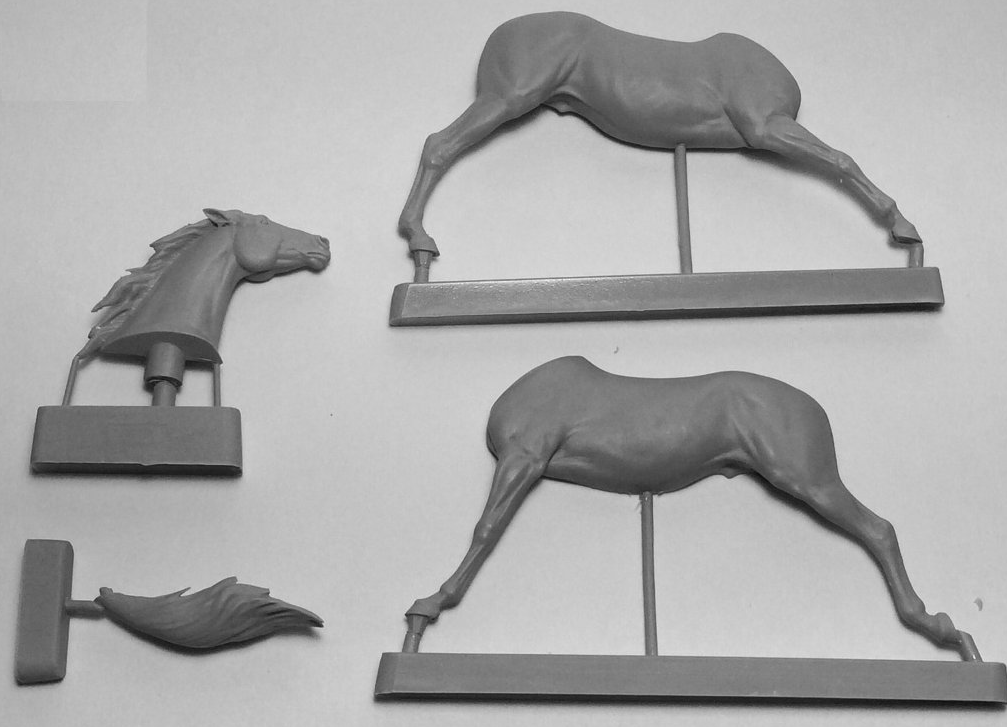 CHM-54137. Животные: Лошадь №2. 54 мм. Материал - смола. Chronos Miniatures