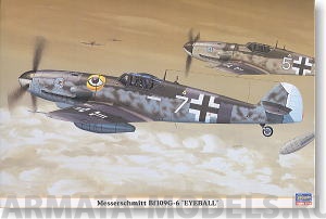08142 Самолет BF109G-6 EYEBALL Hasegawa