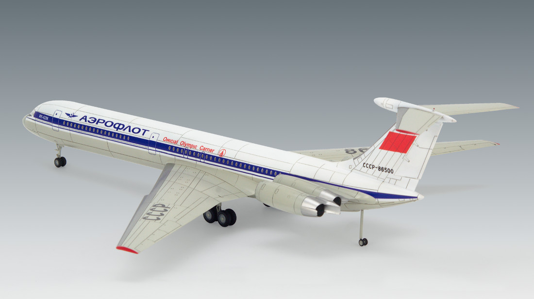 14405 Ильюшин-62М, Советский пассажирский самолет ICM