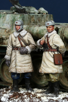 35092ALP Миниатюра Russian AVF Crew Set WWII Alpine Miniatures