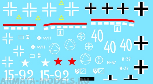 35015CD Декаль Ba-20 1/35