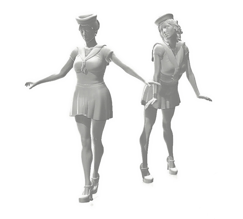 HE-100009 Миниатюра девушки №2