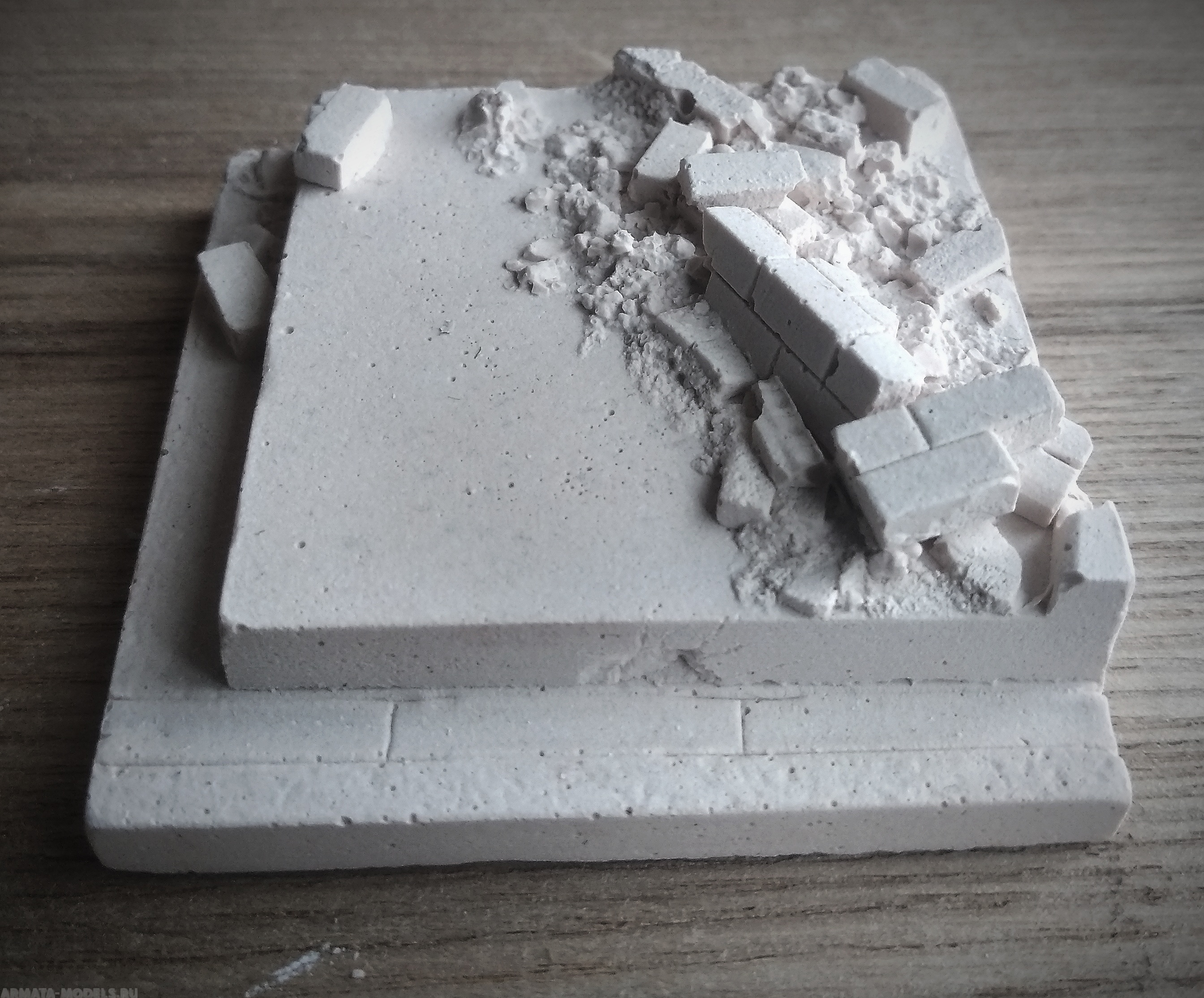 Б02AB Фрагмент тротуара с кирпичным ломом