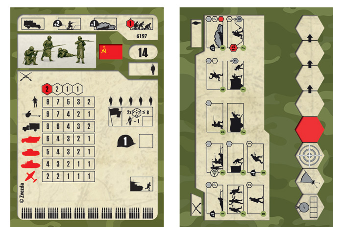 Набор фигурок 6197 Советская пехота в зимней форме Звезда