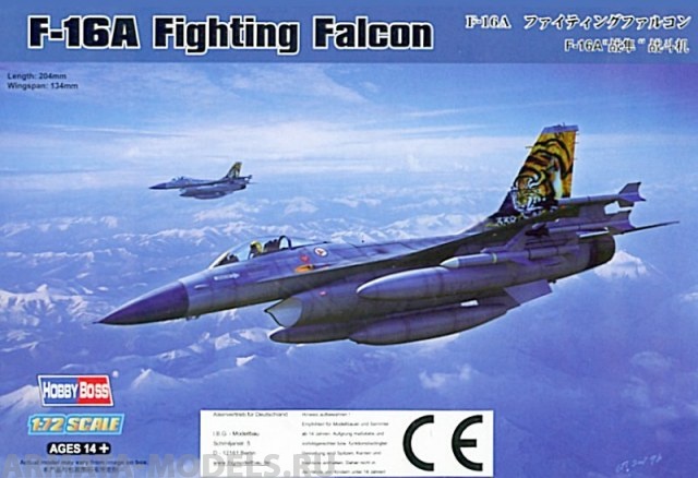 80272 Самолет F-16A Fighting Falcon Hobby Boss