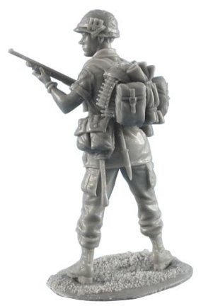 FL35046 US 25th Infantry Division Standing with Ithaca 37 Shotgun First Legion