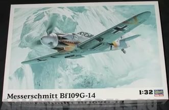 08068 Самолет Messerschmitt BF-109G-14 Hasegawa