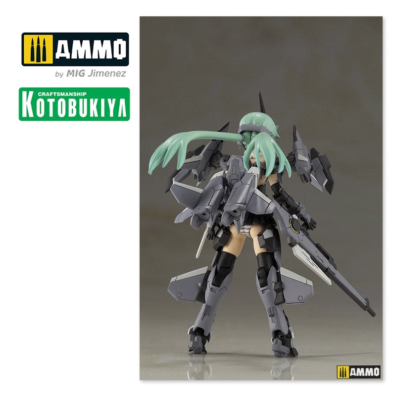 KTOFG079 Сборная модель Frame Arms Girl Plastic Model Kit Stylet XF-3 Low Vicibility Ver. KOTOBUKIYA