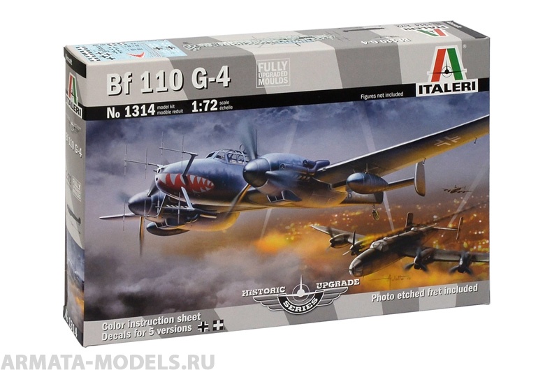 1314ИТ Самолет BF110G-4 Historicupgrade Italeri