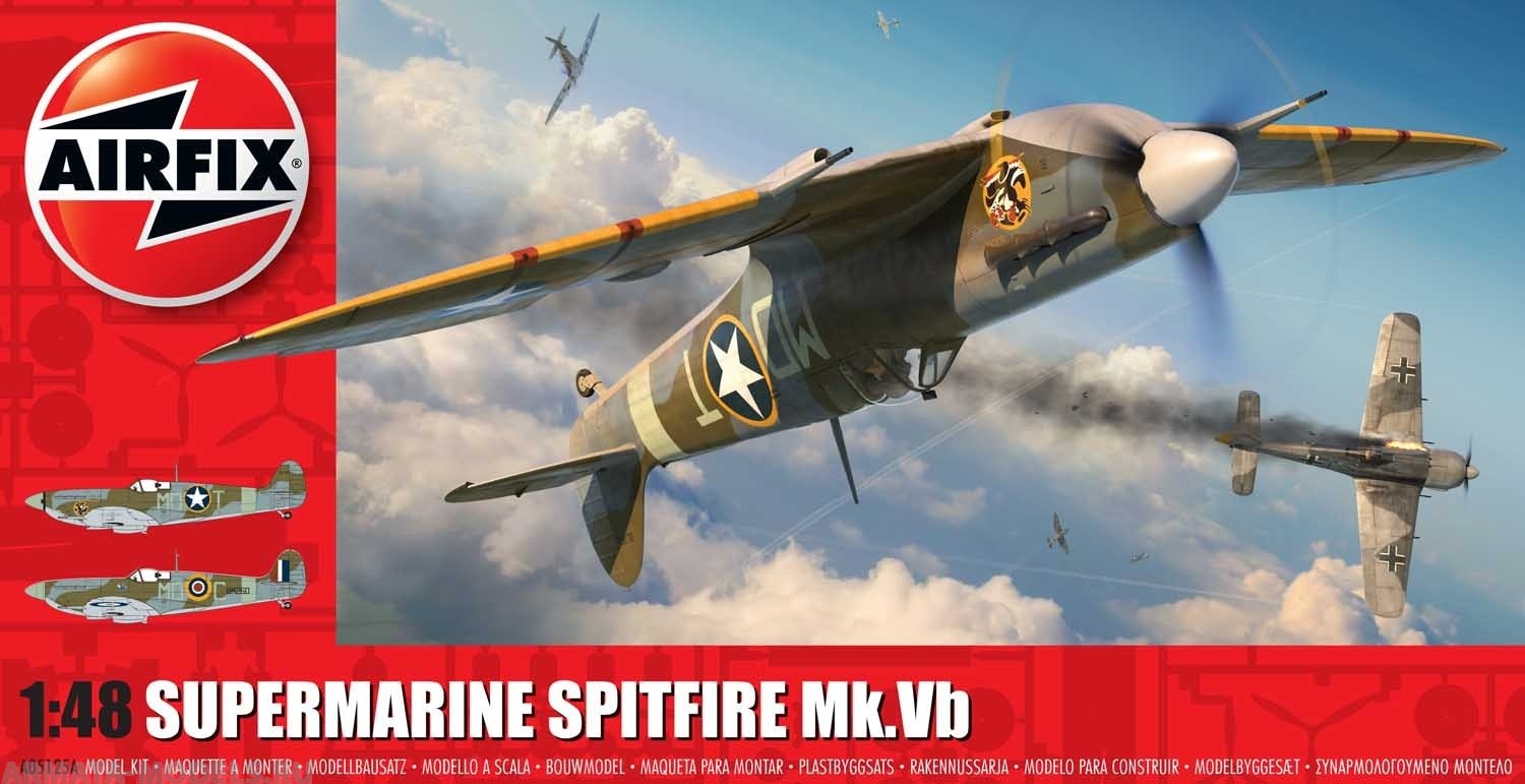 A05125A Сборная модель самолета Supermarine Spitfire MkVb Airfix