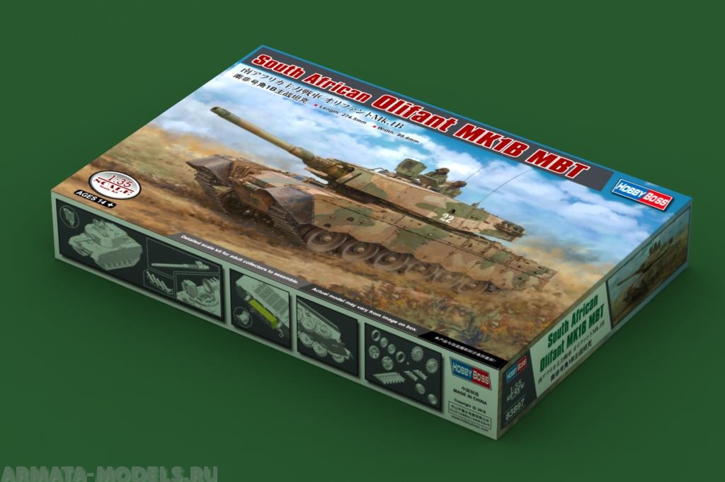 83897 Танк South African Olifant MK1B MBT Hobby Boss