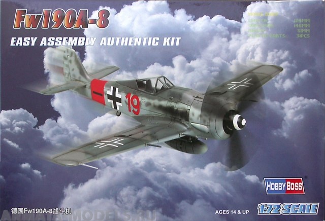80244 Самолет Fw190A-8 Hobby Boss