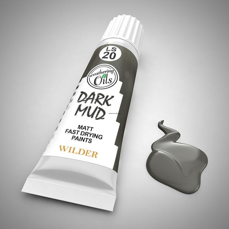 LS-20 Краски специальные быстросохнущие, на основе льняного масла. 20 мл цвет грязь тёмная