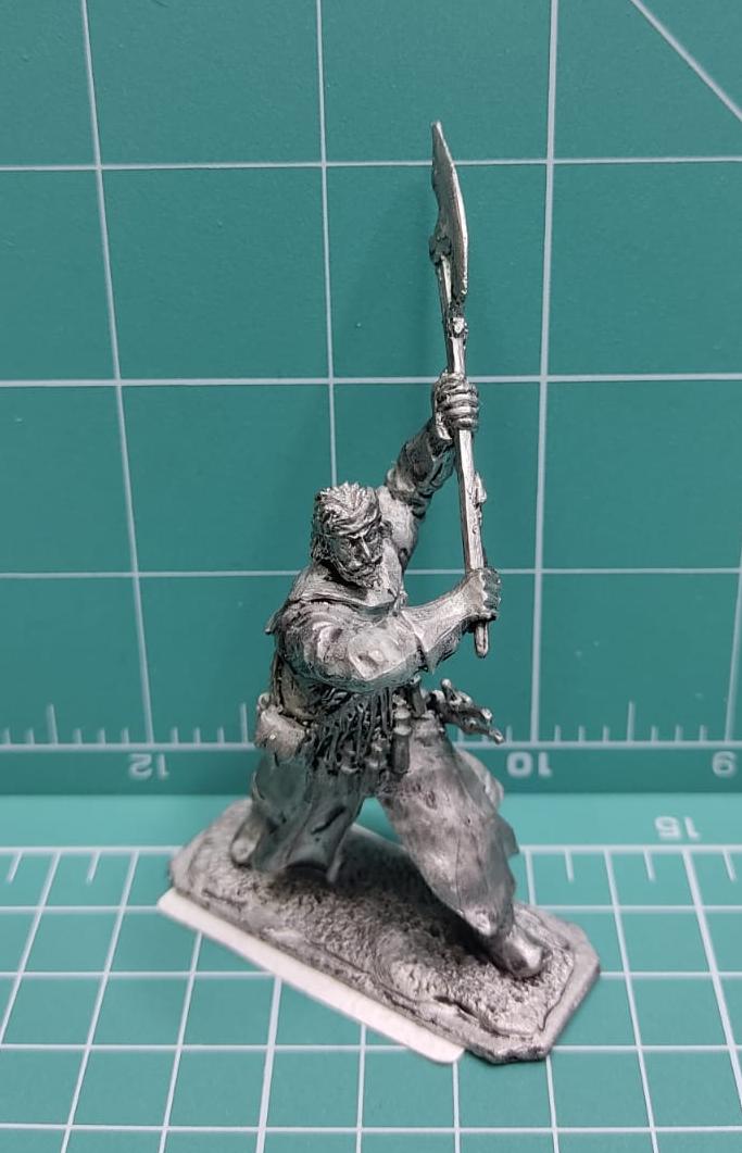 4164ТБ ВИМ, пеший раненый стрелец, замахивающийся бердышом, 54 мм Три Богатыря